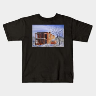 Walk in the Snow Kids T-Shirt